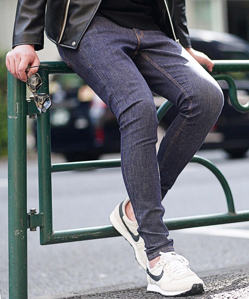 RATTLE TRAP（ラトルトラップ）の「ハイパーストレッチスキニーエイジレスデニム（デニムパンツ・メンズ・ネイビー・LL/SS/S/M/L）」の19枚目の写真