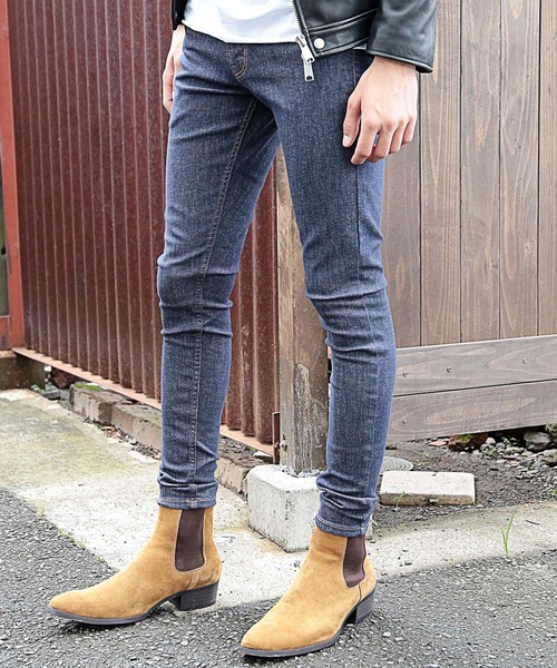 RATTLE TRAP（ラトルトラップ）の「ハイパーストレッチスキニーエイジレスデニム（デニムパンツ・メンズ・ネイビー・LL/SS/S/M/L）」の15枚目の写真