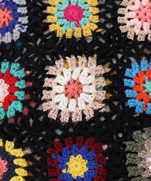 WC（ダブル シー）の「クロシェニットベスト（ベスト・レディース・アイボリー/ブラック・FREE）」の9枚目の写真