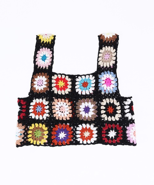 WC（ダブル シー）の「クロシェニットベスト（ベスト）」 - WEAR