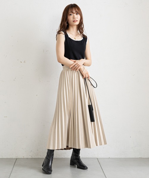 prose verse(プロズヴェール)の「チェック柄リバーシブルスカート(スカート・レディース・ベージュ/ネイビー・MEDIUM)」の22枚目の写真