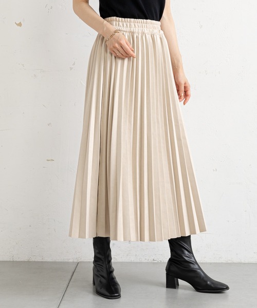 prose verse(プロズヴェール)の「チェック柄リバーシブルスカート(スカート・レディース・ベージュ/ネイビー・MEDIUM)」の14枚目の写真