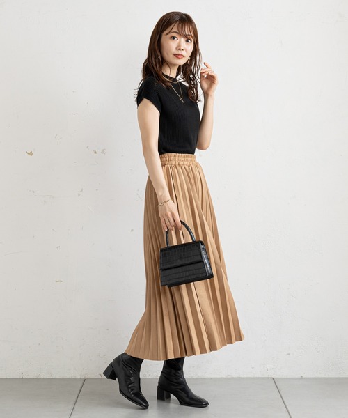 prose verse(プロズヴェール)の「チェック柄リバーシブルスカート(スカート・レディース・ベージュ/ネイビー・MEDIUM)」の9枚目の写真