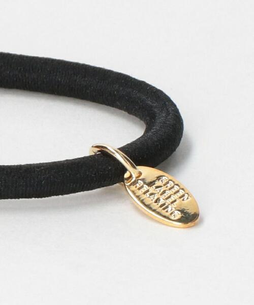 green label relaxing（グリーンレーベルリラクシング）の「マーブル ラウンド カバー ポニー ヘアゴム（ヘアゴム・レディース・ダークグリーン/ブラウン/ベージュ・FREE）」の6枚目の写真