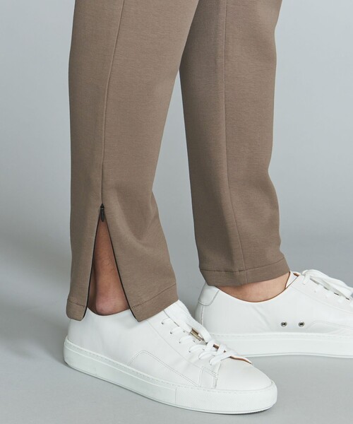 【WEB限定WARDROBESMART】byダブルニットイージーパンツ/セットアップ対応