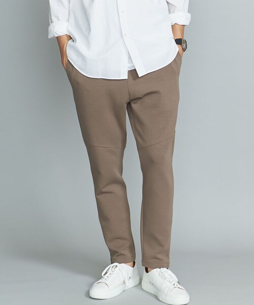 【WEB限定WARDROBESMART】byダブルニットイージーパンツ/セットアップ対応