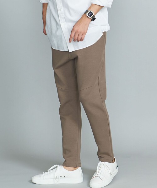 【WEB限定WARDROBESMART】byダブルニットイージーパンツ/セットアップ対応