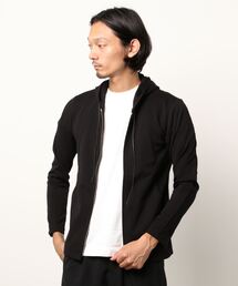 OURET (オーレット) スラッシュポケットZIPフーディー