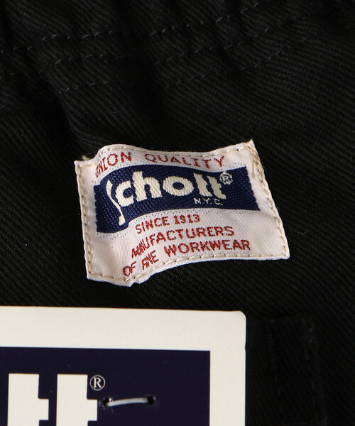 schott(ショット)の「Schott/ショット/TC CHEF PANTS/シェフパンツ(その他パンツ・メンズ・ブラック/ダークブラウン/グレー/カーキ/キナリ/グリーン・MEDIUM/LARGE/X-LARGE)」の12枚目の写真