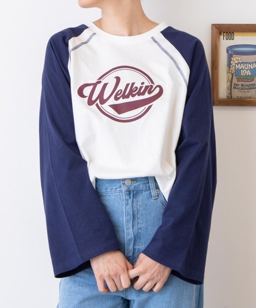 WEGO(ウィゴー)の「WEGO/ラグランワイドスリーブロンT(Tシャツ/カットソー・レディース・ブラック/ダークグリーン/グリーン/マスタード/ネイビー/ワイン/その他1・FREE)」の5枚目の写真