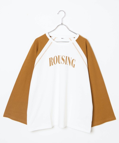 WEGO(ウィゴー)の「WEGO/ラグランワイドスリーブロンT(Tシャツ/カットソー・レディース・ブラック/ダークグリーン/グリーン/マスタード/ネイビー/ワイン/その他1・FREE)」の16枚目の写真