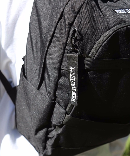BEN DAVIS(ベンデイビス)の「【BEN DAVIS/ベンデイビス】ワッペンディパック BDW-8147 PCポケット付きバックパック(バックパック/リュック・メンズ・ブラック/パープル/レッド・FREE)」の8枚目の写真