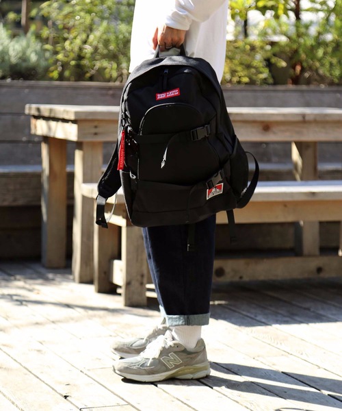 BEN DAVIS(ベンデイビス)の「【BEN DAVIS/ベンデイビス】ワッペンディパック BDW-8147 PCポケット付きバックパック(バックパック/リュック・メンズ・ブラック/パープル/レッド・FREE)」の22枚目の写真