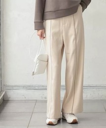 合皮パイピングパンツ