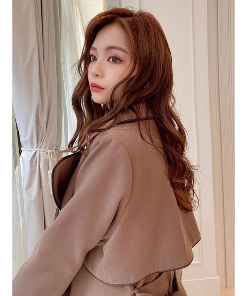 RESEXXY（リゼクシー）の「バックスリットパイピングコート（その他アウター・レディース・グレー/ベージュ/モカ・FREE）」の22枚目の写真