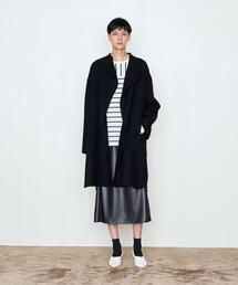 ＜AEWEN MATOPH（イウエン マトフ）＞W/N スリット リバーコート†