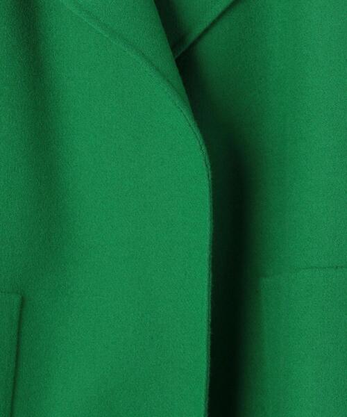 AEWEN MATOPH（イウエン マトフ）の「＜AEWEN MATOPH（イウエン マトフ）＞W/N スリット リバーコート†（ノーカラーコート・レディース・ブラック/ベージュ/ケリー・38/36）」の9枚目の写真