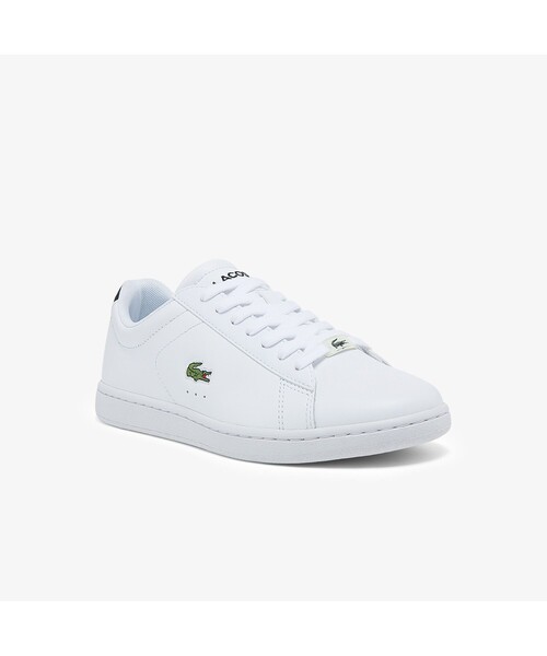 LACOSTE（ラコステ）の「ウィンメンズ CARNABY EVO 0121 2（スニーカー・レディース・ホワイト×ブラック/ホワイト×ピンク・24.0cm/23.5cm/22.5cm/23.0cm/24.5cm）」の2枚目の写真