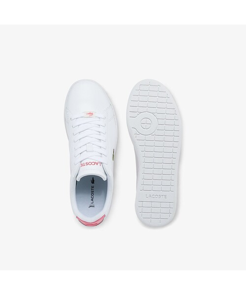 LACOSTE（ラコステ）の「ウィンメンズ CARNABY EVO 0121 2（スニーカー・レディース・ホワイト×ブラック/ホワイト×ピンク・24.0cm/23.5cm/22.5cm/23.0cm/24.5cm）」の7枚目の写真