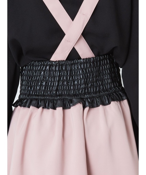 Ank Rouge(アンクルージュ)の「コルセットスピンドルスカート(スカート・レディース・ブラック/ピンク/A・M)」の9枚目の写真