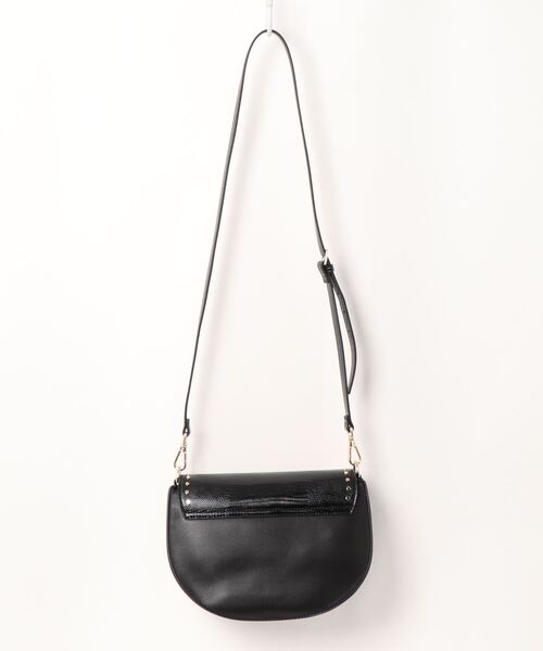 SISLEY（シスレー）の「フェイクレザーリベットミニショルダーバッグ（ショルダーバッグ・レディース・ブラック/グリーン・FREE）」の5枚目の写真