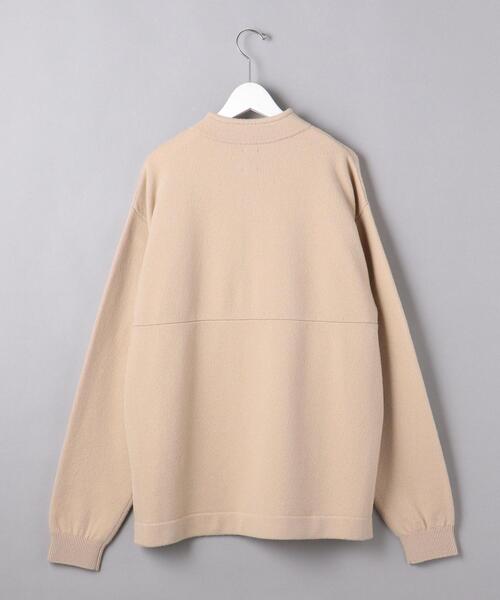 BATONER（バトナー）の「＜BATONER（バトナー）＞ ウール フリース  プルオーバー（Tシャツ/カットソー・メンズ・ナチュラル/ブラック・1/3/2）」の16枚目の写真