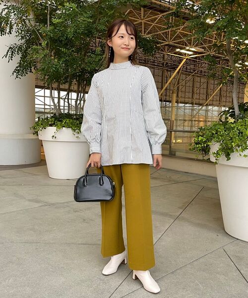 セール ネオサーモライト タックストレートパンツ Web限定サイズ その他パンツ Opaque Clip オペークドットクリップ のファッション通販 Zozotown