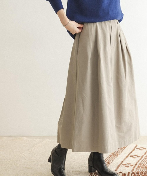 FORK&SPOON(フォークアンドスプーン)の「FORK&SPOON グルカスカート(スカート・レディース・ブラック/ホワイト系その他・1/2)」の3枚目の写真