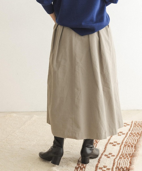 FORK&SPOON(フォークアンドスプーン)の「FORK&SPOON グルカスカート(スカート・レディース・ブラック/ホワイト系その他・1/2)」の5枚目の写真