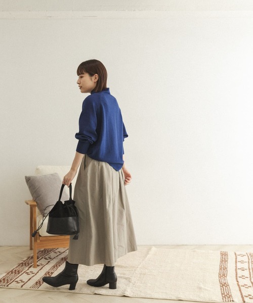 FORK&SPOON(フォークアンドスプーン)の「FORK&SPOON グルカスカート(スカート・レディース・ブラック/ホワイト系その他・1/2)」の7枚目の写真