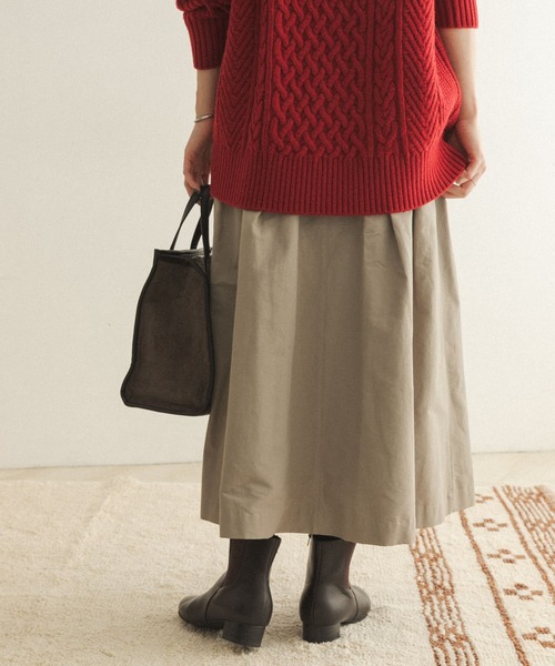 FORK&SPOON(フォークアンドスプーン)の「FORK&SPOON グルカスカート(スカート・レディース・ブラック/ホワイト系その他・1/2)」の9枚目の写真