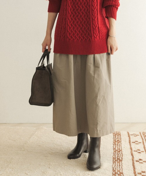 FORK&SPOON(フォークアンドスプーン)の「FORK&SPOON グルカスカート(スカート・レディース・ブラック/ホワイト系その他・1/2)」の11枚目の写真