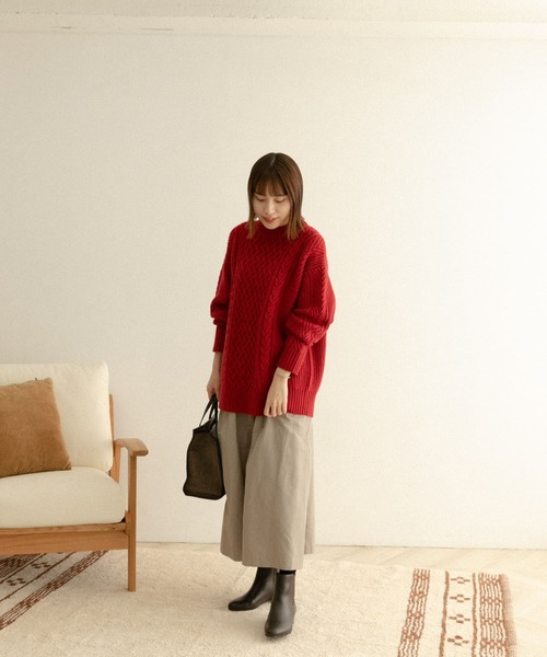 FORK&SPOON(フォークアンドスプーン)の「FORK&SPOON グルカスカート(スカート・レディース・ブラック/ホワイト系その他・1/2)」の12枚目の写真