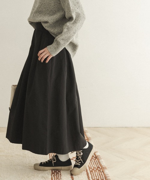 FORK&SPOON(フォークアンドスプーン)の「FORK&SPOON グルカスカート(スカート・レディース・ブラック/ホワイト系その他・1/2)」の14枚目の写真