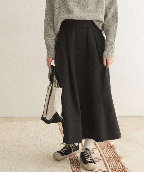 FORK&SPOON(フォークアンドスプーン)の「FORK&SPOON グルカスカート(スカート・レディース・ブラック/ホワイト系その他・1/2)」の15枚目の写真