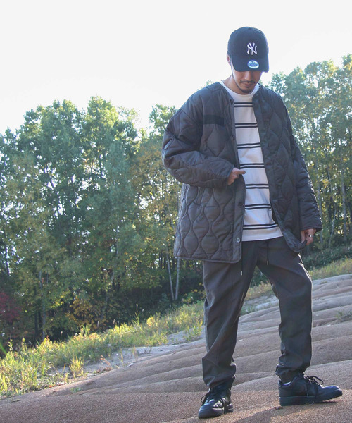 UNCORD(アンコード)の「【UNCORD】Quilted Liner Coat/キルティングライナーコート(ダウンジャケット/コート・メンズ・カーキ/グレイッシュベージュ/ブラック・LARGE/MEDIUM)」の20枚目の写真