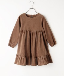 b・ROOM | コーデュロイティアードフリルワンピース【PTPR】(ワンピース)