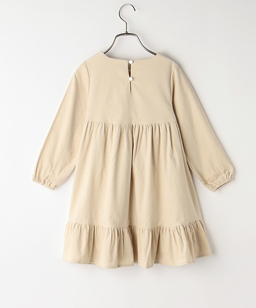 b・ROOM(ビールーム)の「コーデュロイティアードフリルワンピース【PTPR】(ワンピース・キッズ・ピンク/キャメル/アイボリー・120cm/110cm/100cm/130cm/140cm)」の5枚目の写真