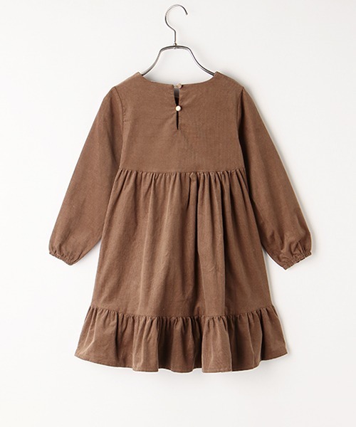 b・ROOM(ビールーム)の「コーデュロイティアードフリルワンピース【PTPR】(ワンピース・キッズ・ピンク/キャメル/アイボリー・120cm/110cm/100cm/130cm/140cm)」の6枚目の写真