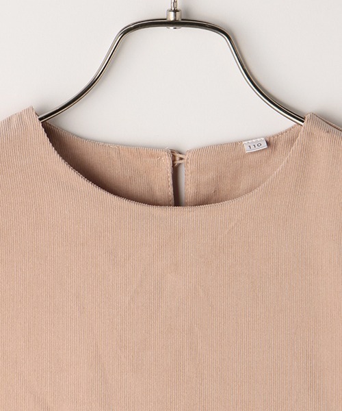 b・ROOM(ビールーム)の「コーデュロイティアードフリルワンピース【PTPR】(ワンピース・キッズ・ピンク/キャメル/アイボリー・120cm/110cm/100cm/130cm/140cm)」の8枚目の写真