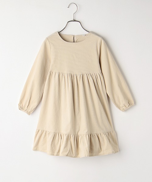 b・ROOM(ビールーム)の「コーデュロイティアードフリルワンピース【PTPR】(ワンピース・キッズ・ピンク/キャメル/アイボリー・120cm/110cm/100cm/130cm/140cm)」の15枚目の写真