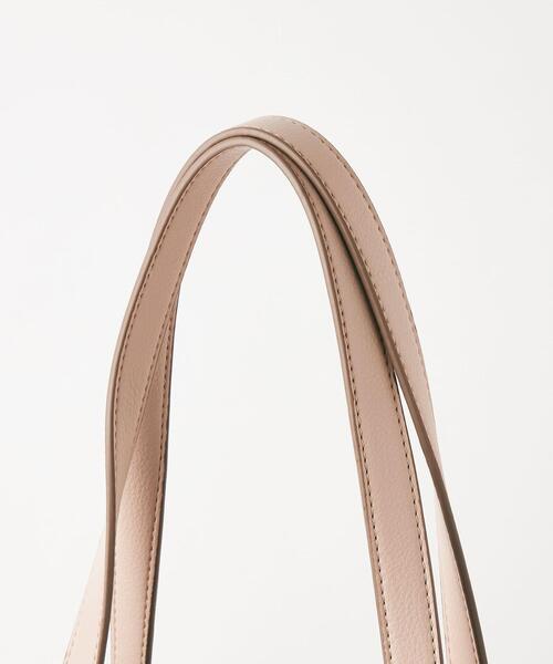 THE STATION STORE（ザ ステーション ストア）の「＜closet story（クローゼットストーリー）＞ダブルポケット トートバッグ（トートバッグ・レディース・ライトグレー/ベージュ/モカ・FREE）」の6枚目の写真