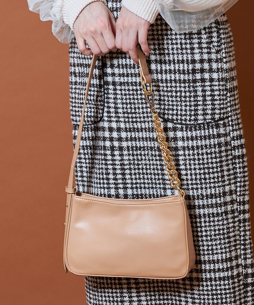 Cookie Chocolate(クッキーチョコレート)の「2wayハンドルミニバッグ(ショルダーバッグ・レディース・アイボリー/ベージュ・FREE)」の1枚目の写真