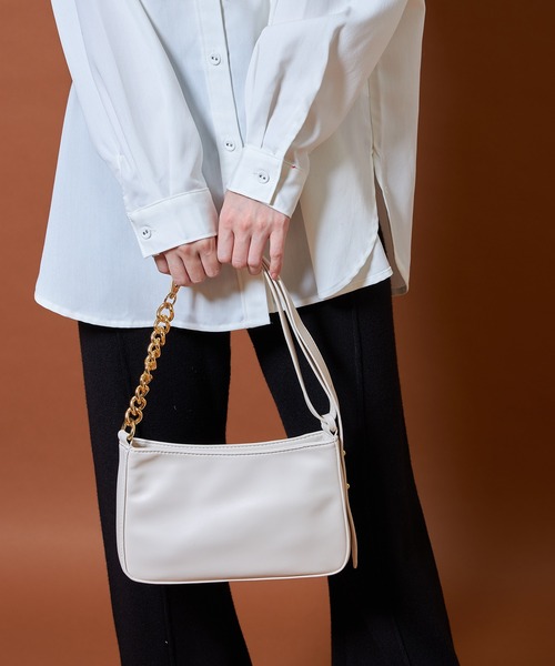 Cookie Chocolate(クッキーチョコレート)の「2wayハンドルミニバッグ(ショルダーバッグ・レディース・アイボリー/ベージュ・FREE)」の9枚目の写真