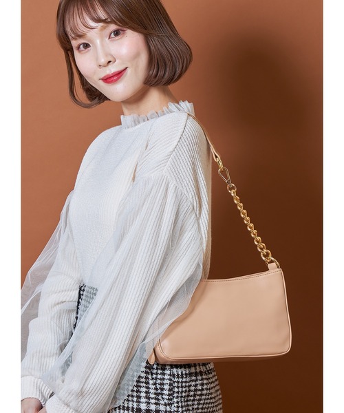 Cookie Chocolate(クッキーチョコレート)の「2wayハンドルミニバッグ(ショルダーバッグ・レディース・アイボリー/ベージュ・FREE)」の3枚目の写真