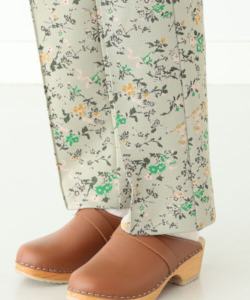 BEAMS BOY（ビームスボーイ）の「BEAMS BOY / ボーイ チャイナ ジャカード スラックス イージーパンツ（スラックス・レディース・ライトグレー/ロイヤルブルー・ONE SIZE）」の15枚目の写真