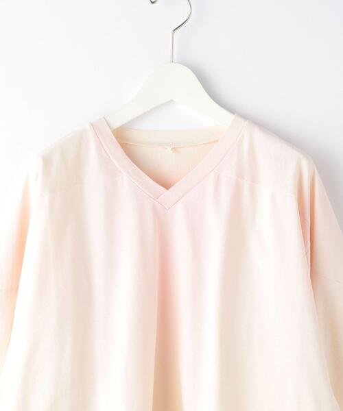 R.M GANG（アールエムギャングレベルモダニストギャング）の「＜R.M GANG＞ HAND/DYE F/B LSL T/Tシャツ（Tシャツ/カットソー・メンズ・ライトピンク・L）」の3枚目の写真