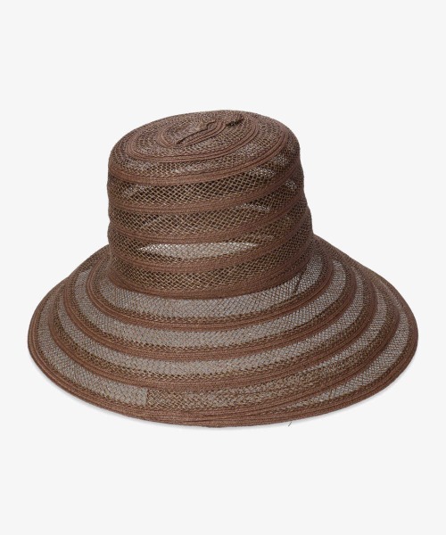 Chapeau d' O（シャポードオー）の「Chapeau d' O See-Through Paper Capeline（ハット・レディース・ベージュ/ブラウン/オレンジ・M/57.5cm）」の8枚目の写真