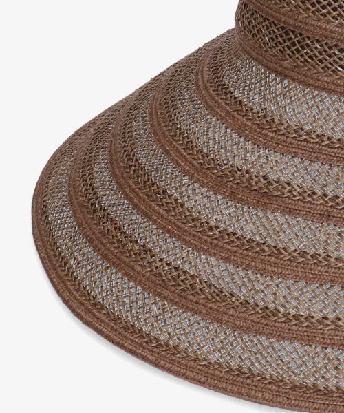 Chapeau d' O（シャポードオー）の「Chapeau d' O See-Through Paper Capeline（ハット・レディース・ベージュ/ブラウン/オレンジ・M/57.5cm）」の11枚目の写真