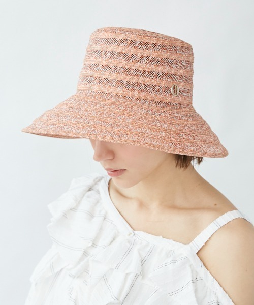Chapeau d' O（シャポードオー）の「Chapeau d' O See-Through Paper Capeline（ハット・レディース・ベージュ/ブラウン/オレンジ・M/57.5cm）」の20枚目の写真